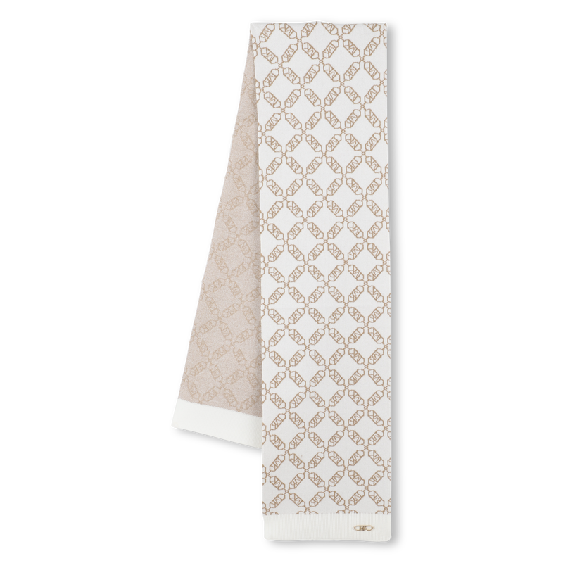 Écharpe en tricot avec jacquard MICHAEL KORS 
                    FILLE