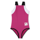 Maillot 1 pi&egrave;ce tricolore DKNY 
                    FILLE