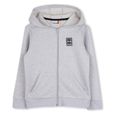 Cardigan à capuche en molleton TIMBERLAND GARCON