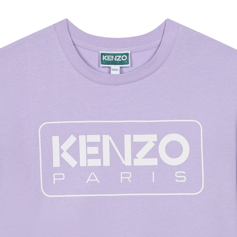T-shirt manches courtes coton KENZO KIDS 
                    FILLE