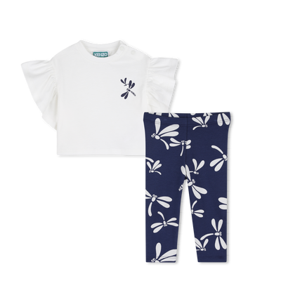 ENSEMBLE T-SHIRT ET LEGGING KENZO KIDS FILLE