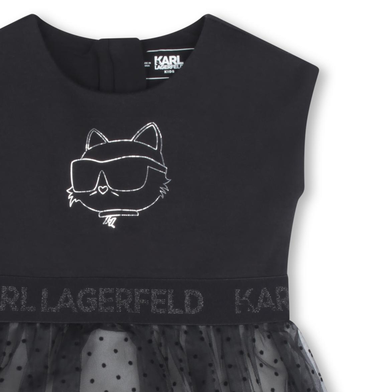 Robe de cérémonie bimatière KARL LAGERFELD KIDS 
                    FILLE