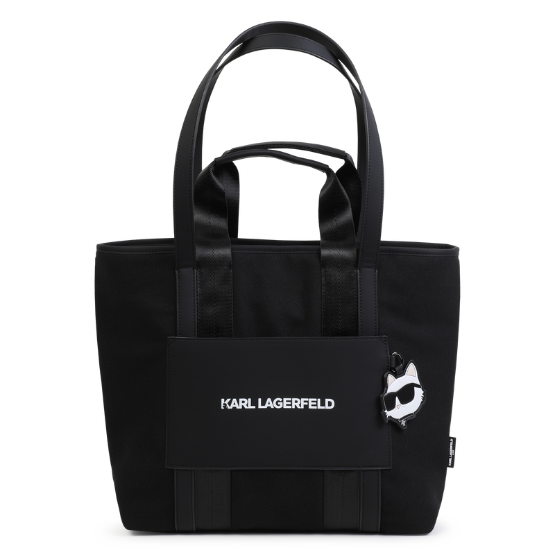 Cabas avec badge CHOUPETTE KARL LAGERFELD KIDS 
                    FILLE