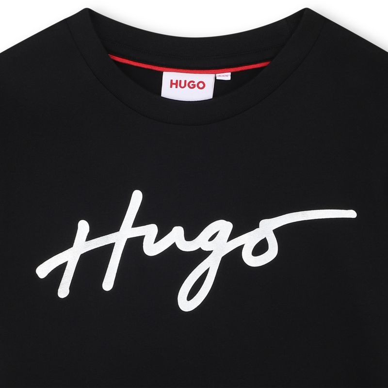 T-shirt &agrave; manches courtes Hugo 
                        FILLE