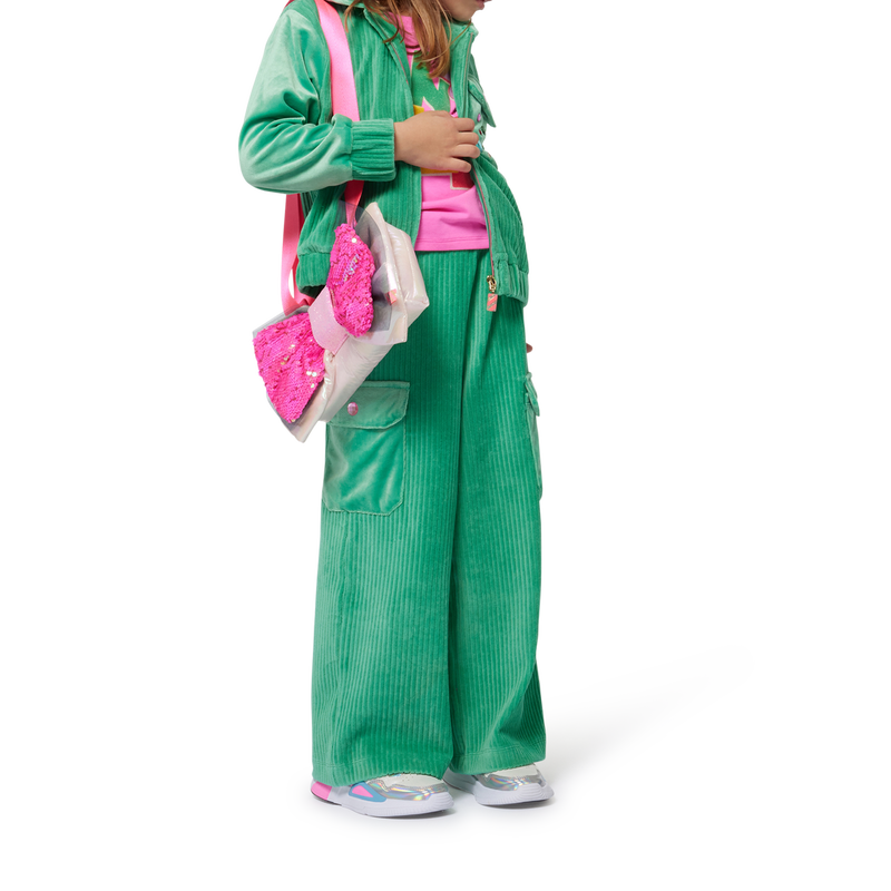 Bonnet ray&eacute; &agrave; pompon BILLIEBLUSH 
                        FILLE