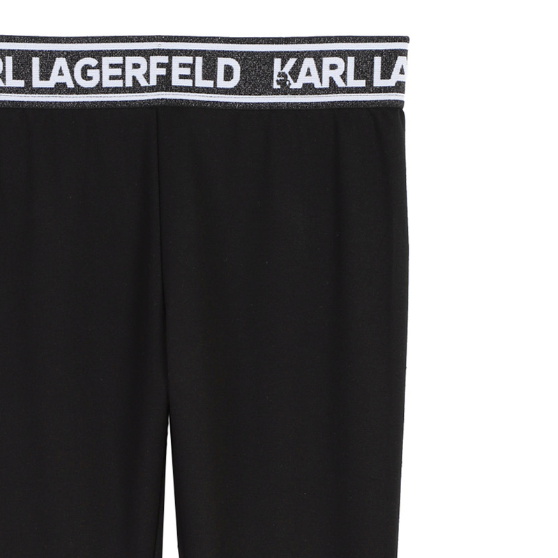 Legging avec taille métallisée KARL LAGERFELD KIDS 
                    FILLE