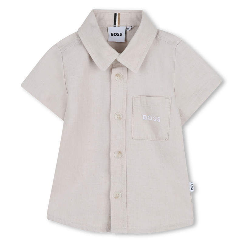 CHEMISE MANCHES COURTES BOSS 
                        GARCON