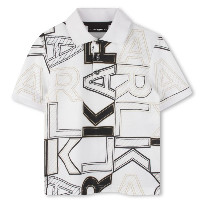 Polo à manches courtes KARL LAGERFELD KIDS 
                    GARCON