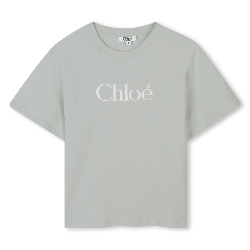 T-shirt avec logo brodé CHLOE 
                    FILLE