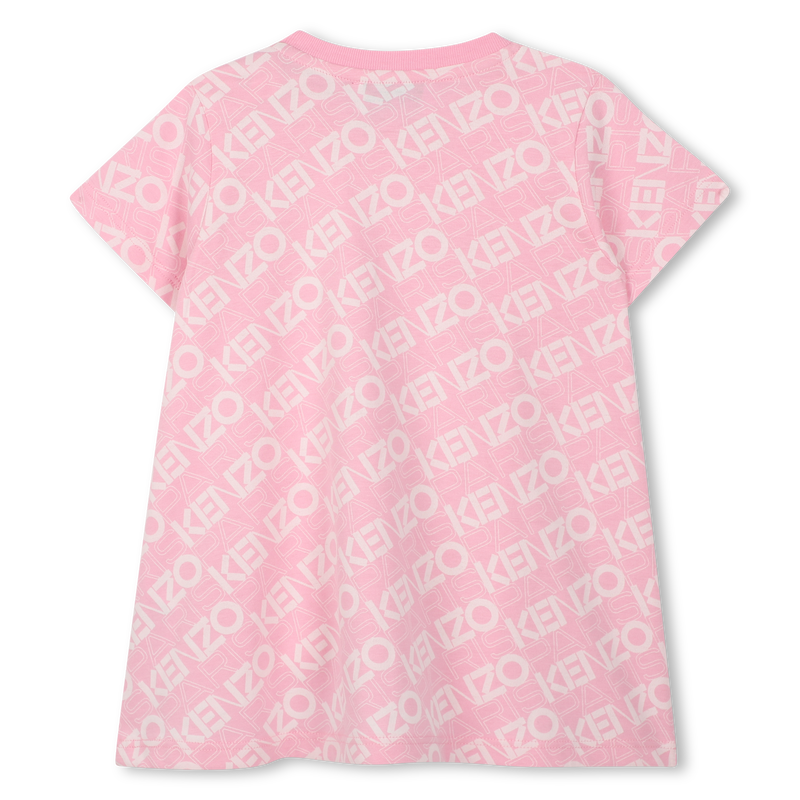 Robe imprim&eacute;e en coton KENZO KIDS 
                        FILLE