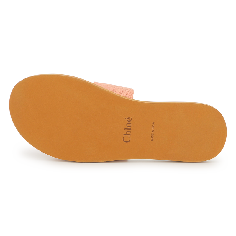 Claquettes avec logo CHLOE 
                    FILLE