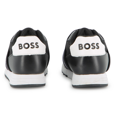 BASKETS EN CUIR DE VACHETTE BOSS GARCON