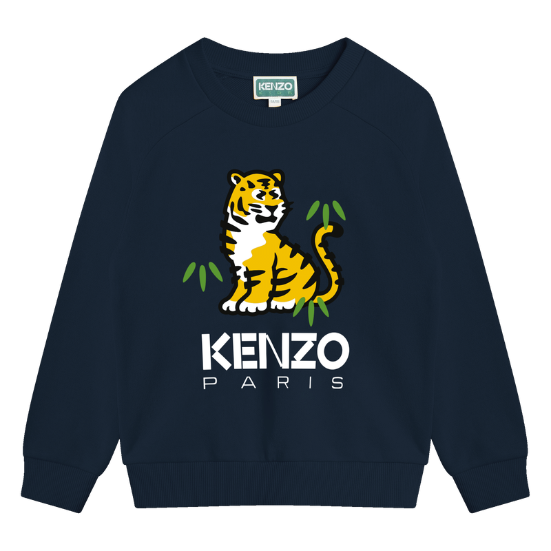 Sweat-shirt molletonné coton KENZO KIDS 
                    GARCON