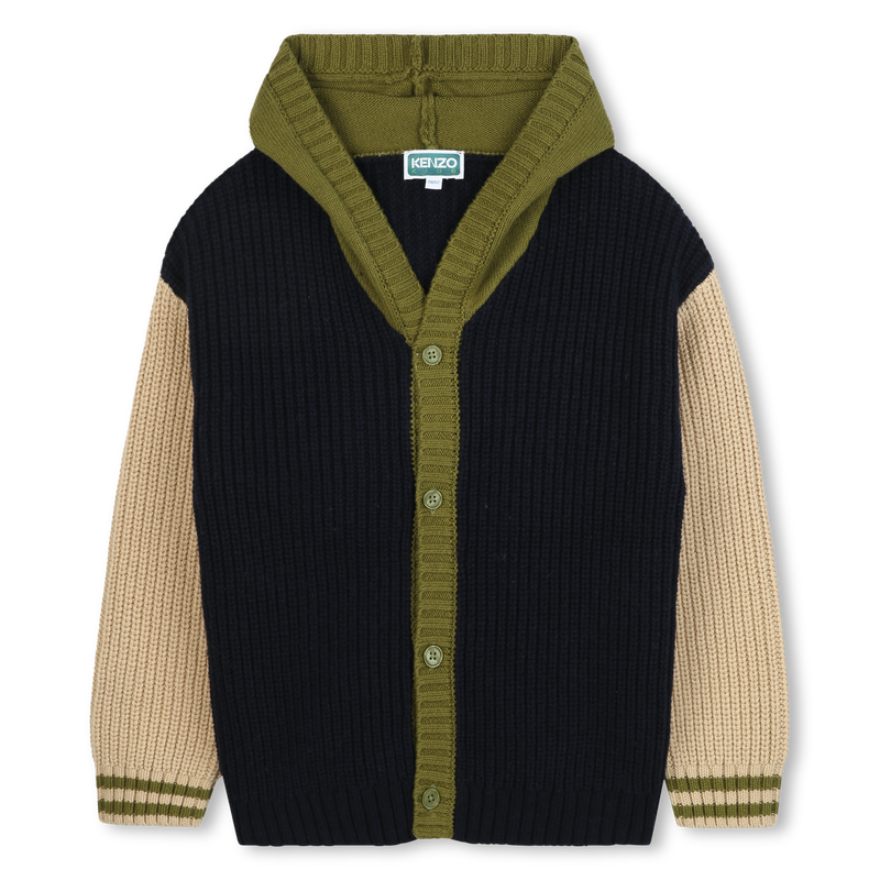 Cardigan en tricot KENZO KIDS 
                        GARCON