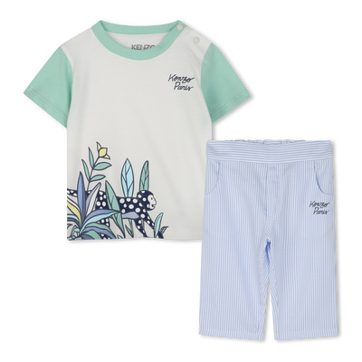 T-shirt et pantalon en coton KENZO KIDS GARCON