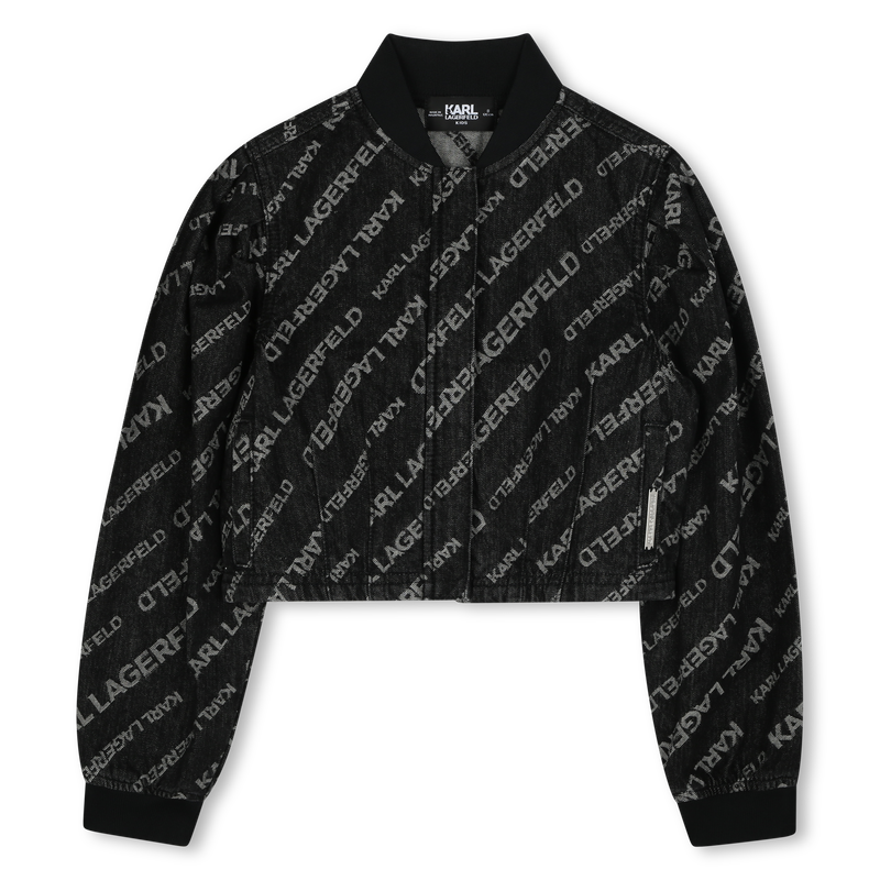 Veste jean manches bouffantes KARL LAGERFELD KIDS 
                    FILLE
