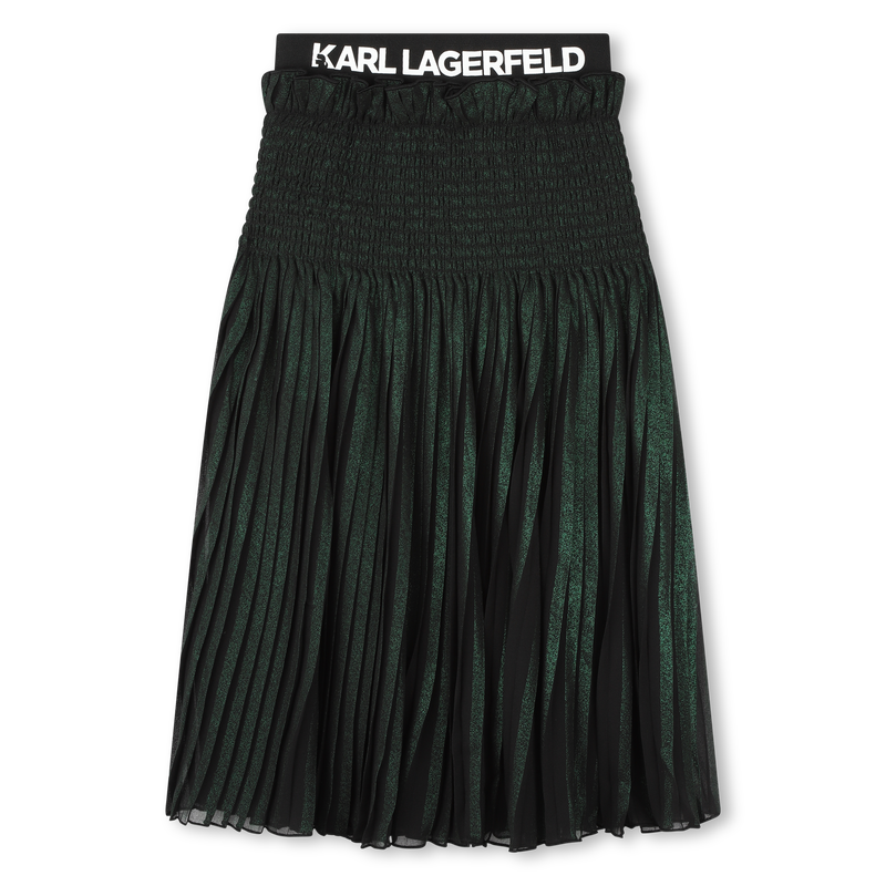Jupe midi plissée irisée KARL LAGERFELD KIDS 
                    FILLE