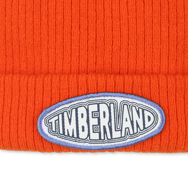 Bonnet tricot pompon polaire TIMBERLAND 
                    GARCON