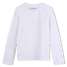 Tee-shirt manches longues KARL LAGERFELD KIDS 
                    FILLE