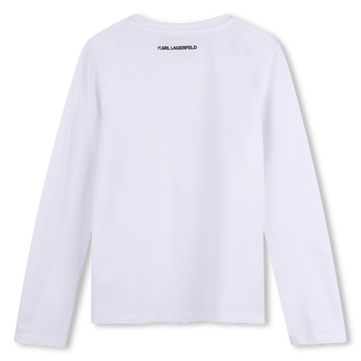Tee-shirt manches longues KARL LAGERFELD KIDS FILLE