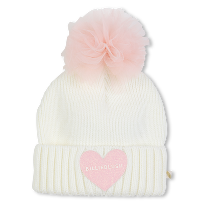 Bonnet tricot à pompon BILLIEBLUSH FILLE