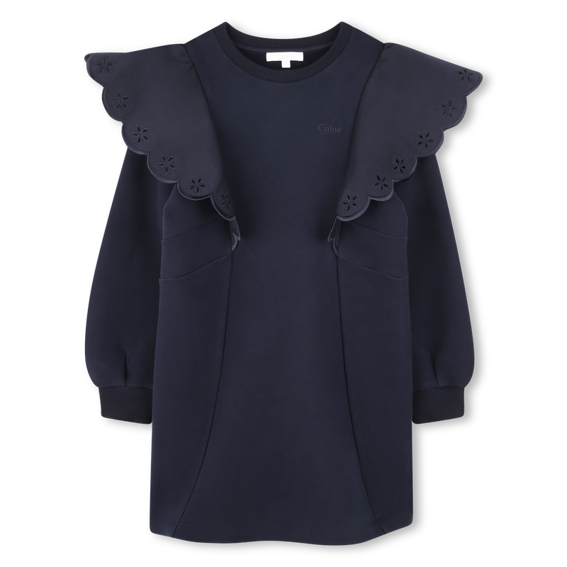 Robe en molleton à volants CHLOE 
                    FILLE