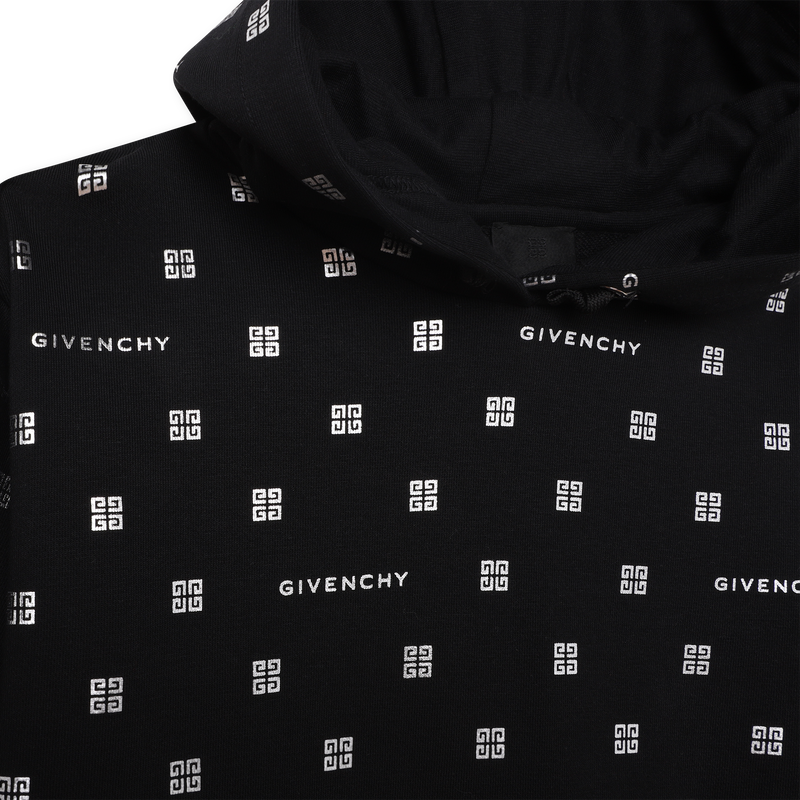 Robe droite molleton à capuche GIVENCHY 
                    FILLE