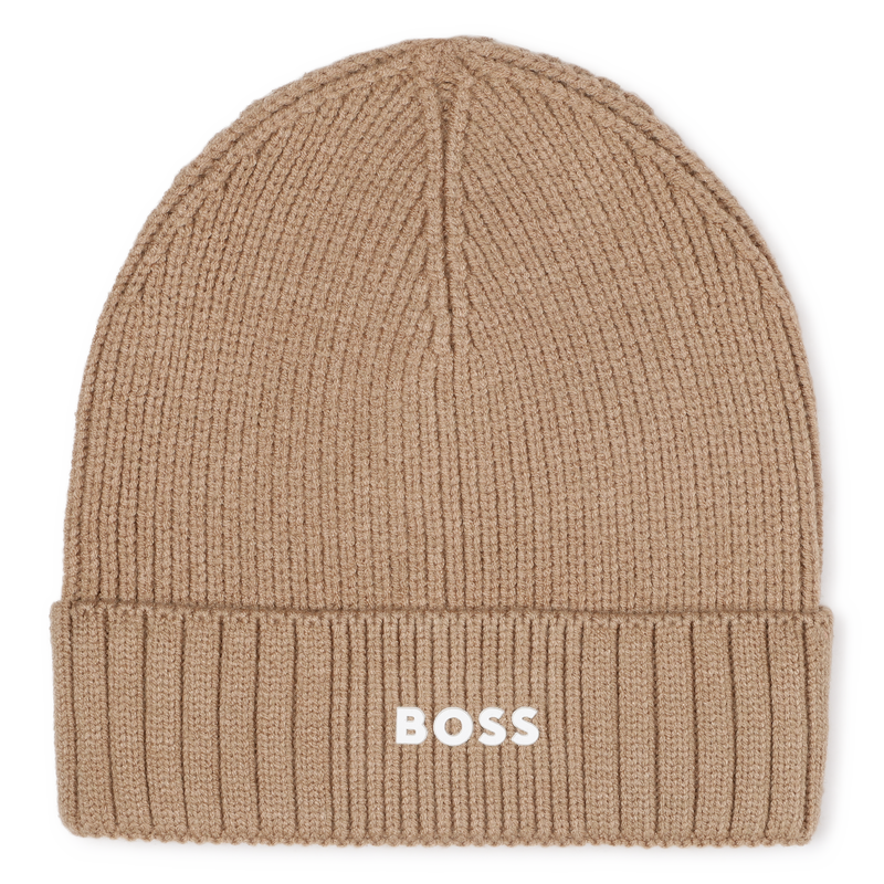 Bonnet tricot avec sigle BOSS 
                        GARCON