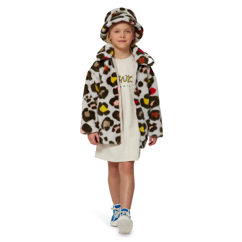Robe molletonnée mouchetée KENZO KIDS 
                    FILLE