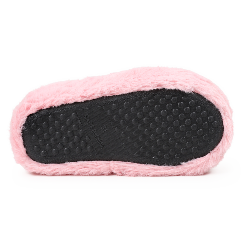 Chaussons en polaire duveteuse KARL LAGERFELD KIDS 
                    FILLE