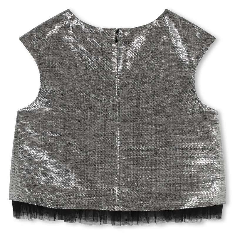 Top sans manche zippé KARL LAGERFELD KIDS 
                    FILLE