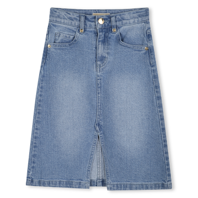 Jupe mi-longue en jean MICHAEL KORS FILLE