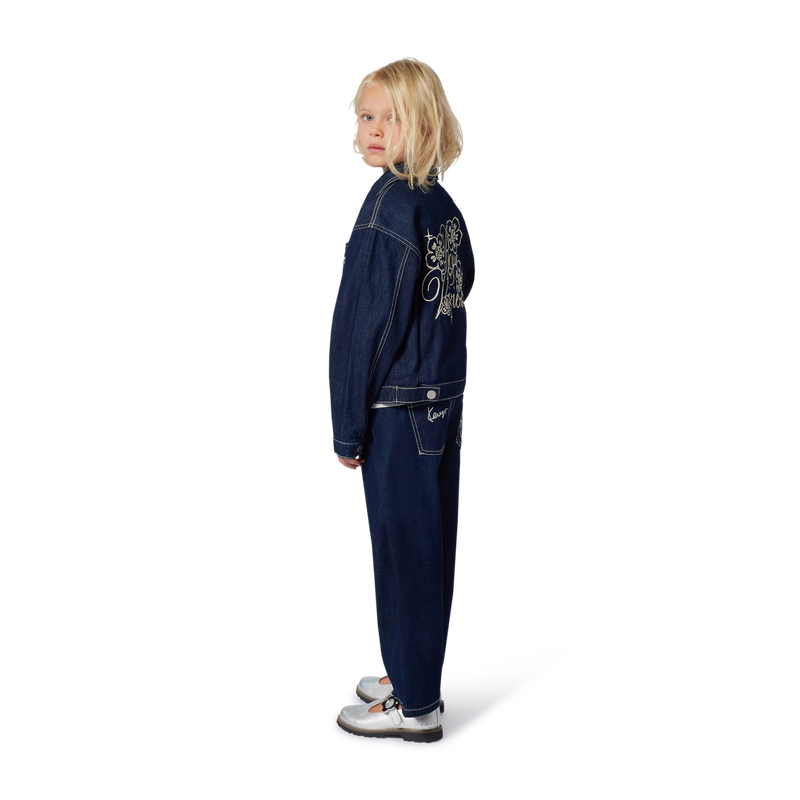 Pantalon en denim KENZO KIDS 
                    FILLE