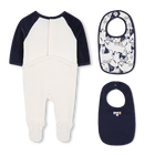 Pyjama imprim&eacute; et deux bavoirs TIMBERLAND 
                    GARCON