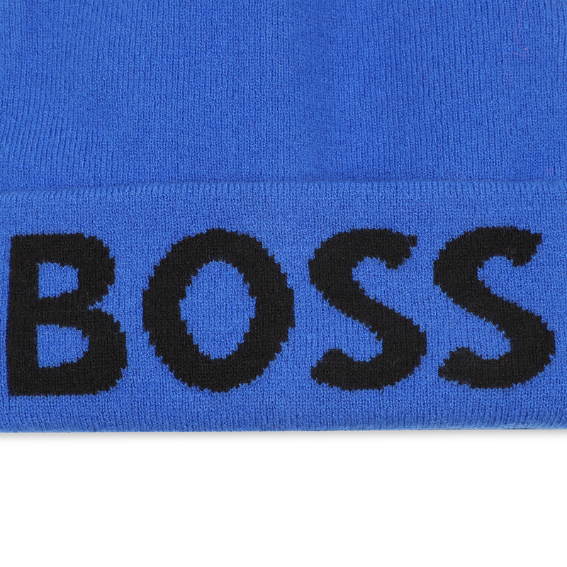 Bonnet tricot avec revers BOSS 
                        GARCON