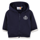 Cardigan de jogging &agrave; capuche, INDIGO BLUE, hi-res