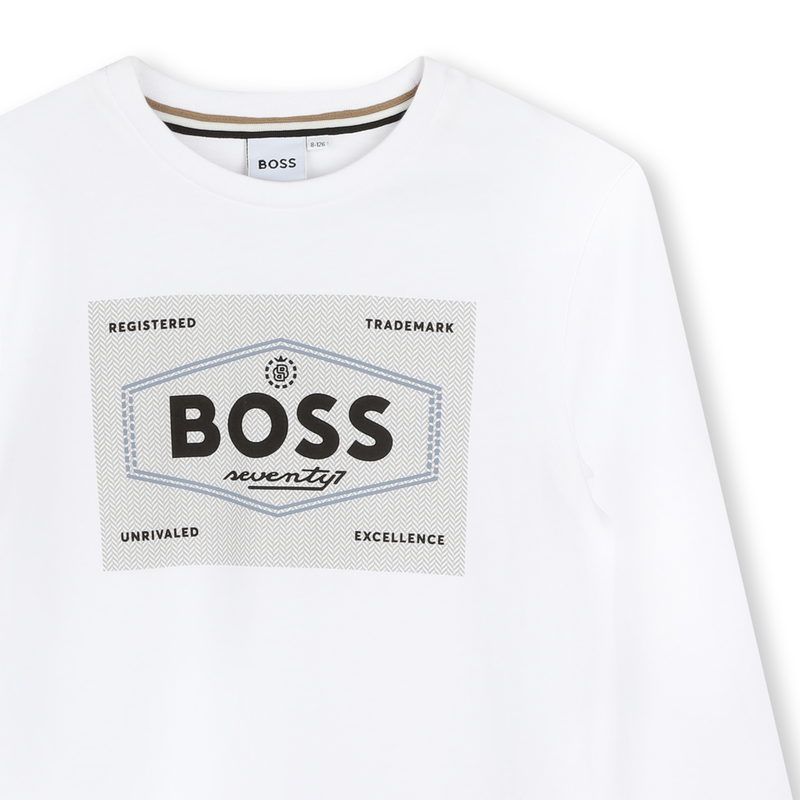 T-shirt &agrave; manches longues BOSS 
                        GARCON