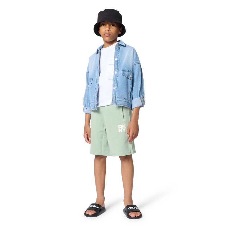 TEE-SHIRT MANCHES COURTES DKNY 
                        UNISEXE