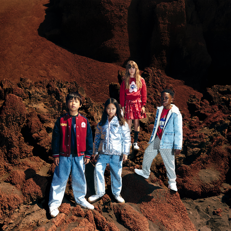 Veste réversible avec boutons pressions KENZO KIDS 
                    GARCON