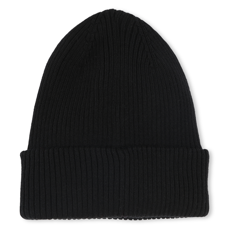 Bonnet tricot&eacute; Hugo 
                        UNISEXE