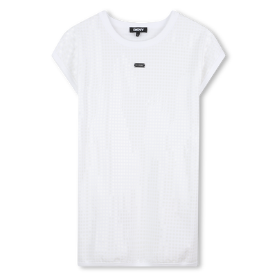 Robe ornée de sequins DKNY FILLE