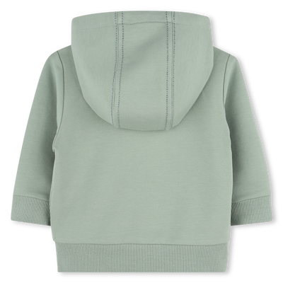 Cardigan en molleton &agrave; capuche TIMBERLAND GARCON