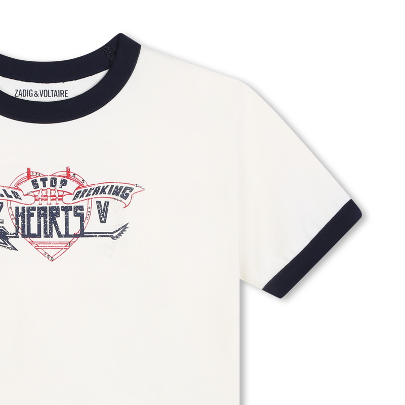 T-shirt &agrave; manches courtes ZADIG & VOLTAIRE 
                        FILLE