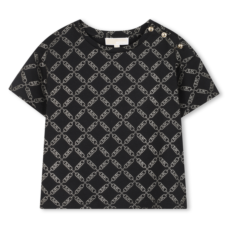 T-shirt manches courtes en jersey MICHAEL KORS 
                    FILLE