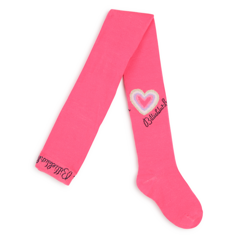Collants avec coeur m&eacute;tallis&eacute; BILLIEBLUSH 
                        FILLE