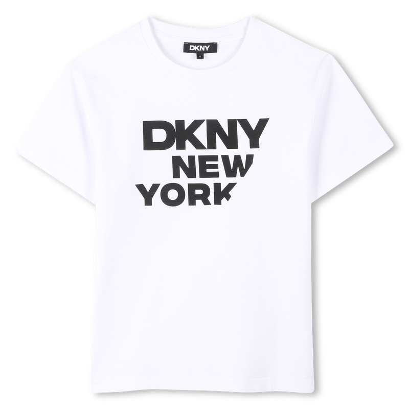 T-shirt manches courtes coton DKNY 
                        UNISEXE