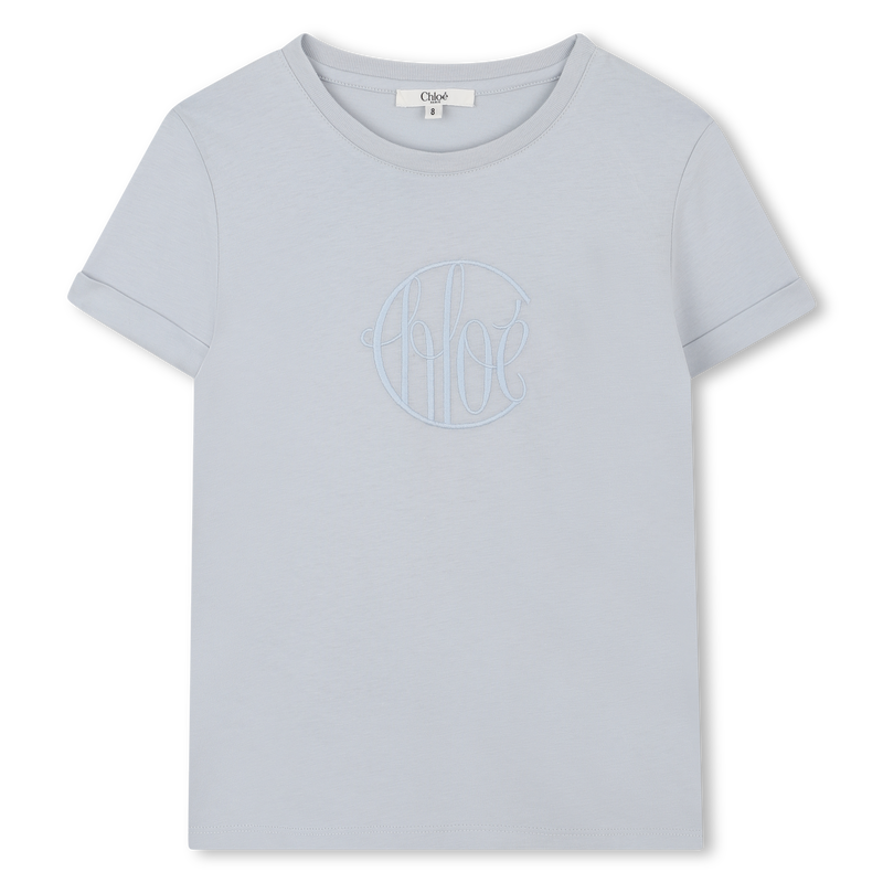 T-shirt avec broderie logo CHLOE 
                    FILLE