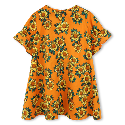 Robe imprimé tournesol KENZO KIDS FILLE