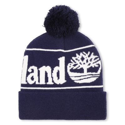 Bonnet tricot pompon jacquard TIMBERLAND GARCON