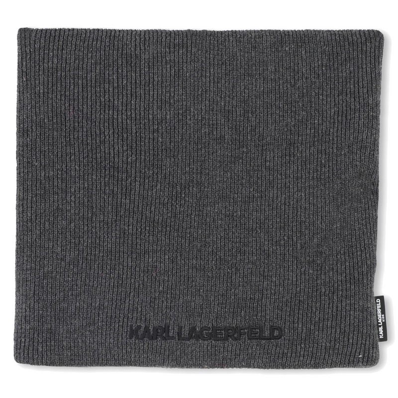 Ensemble bonnet + tour de cou tricot KARL LAGERFELD KIDS 
                        GARCON